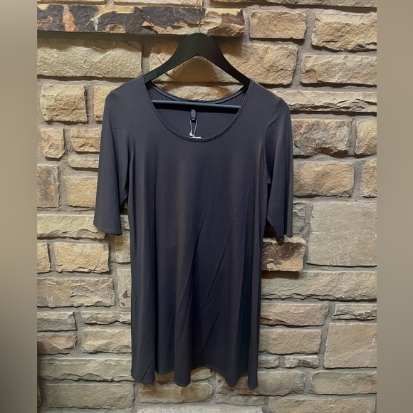 Eileen Fisher gray tunic/dress - Picture 1 of 9